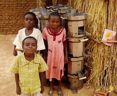 Villagers in Darfur